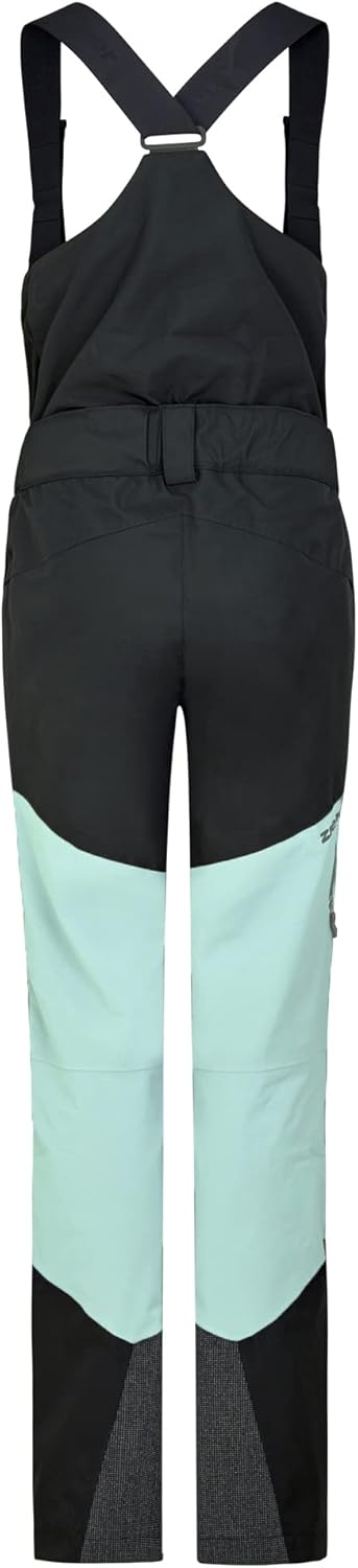 Ziener Damen Ski-Hose/Freeride-Hose | Sympatex, Hosenträger, PFC frei Tresa-bib 38 Black.ice, 38 Bla