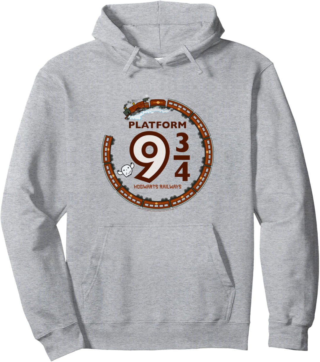 Harry Potter Platform 9 3/4 Hogwart Railways Pullover Hoodie