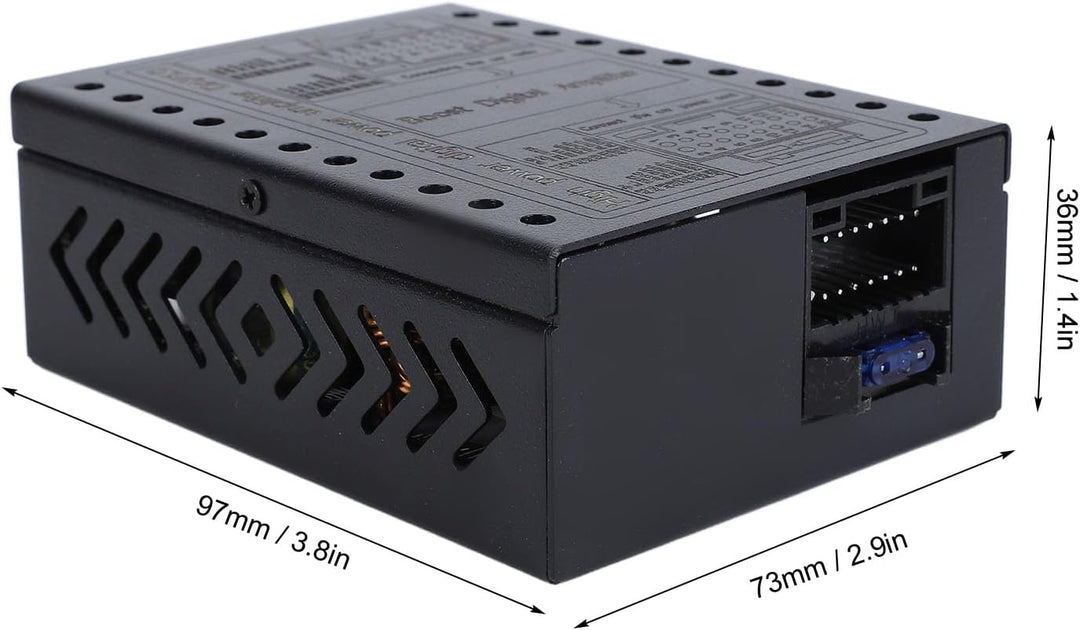Keenso Auto-Digital-Soundprozessor-Verstärker, DC12V Auto-Verstärker 2/4 Ohm Stabile Klasse AB Auto-