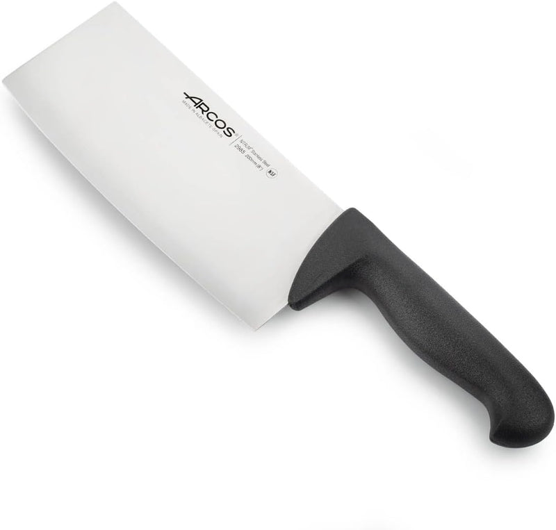 Arcos 298525 Serie 2900 - Hackmesser Metzgermesser - Klinge Nitrum Edelstahl 200 mm - HandGriff Poly