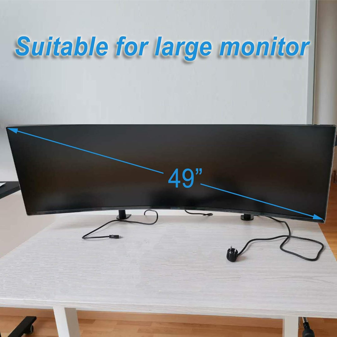 HFTEK Monitorarm - Halterung Halter Tischhalterung für Bildschirme von 15 bis 49 Zoll mit Tischklemm