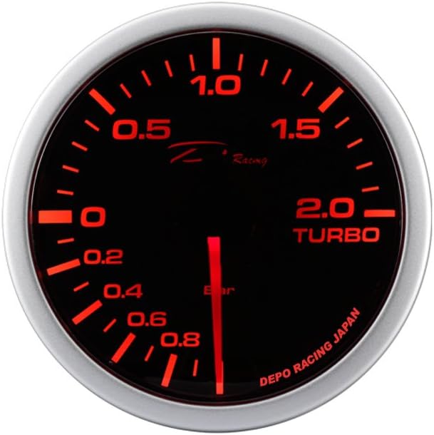 Depo Racing WA-Series Instrument - Turbodrück +2,0>1 bar - 52mm