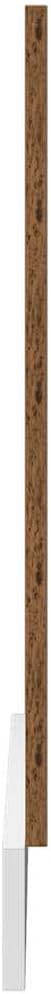vidaXL Geschirrspülerblende Altholz-Optik 60x1,5x67 cm Holzwerkstoff, Blende, Frontblende, Geschirrs