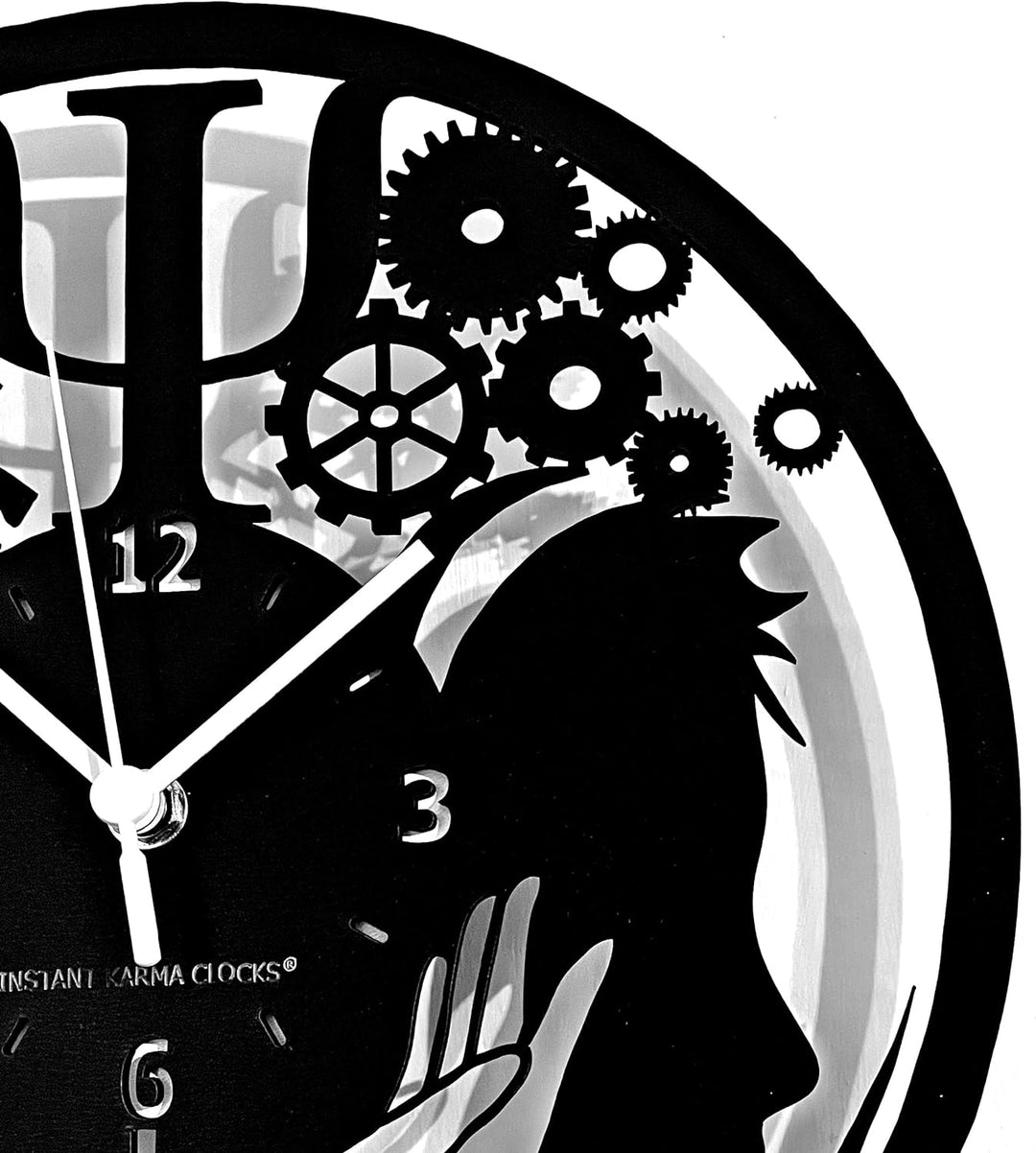 Instant Karma Clocks Wanduhr Psychologie Geschenkidee Klinische Psychiater Arzt Krankenhaus