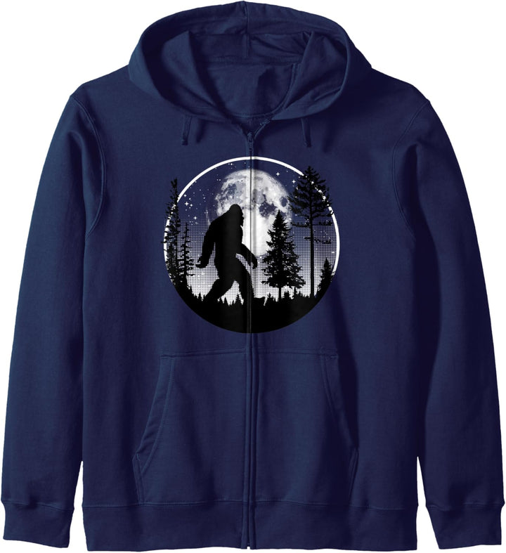 Hiding Bigfoot - Funny Sasquatch in Trees and Nature Graphic Kapuzenjacke
