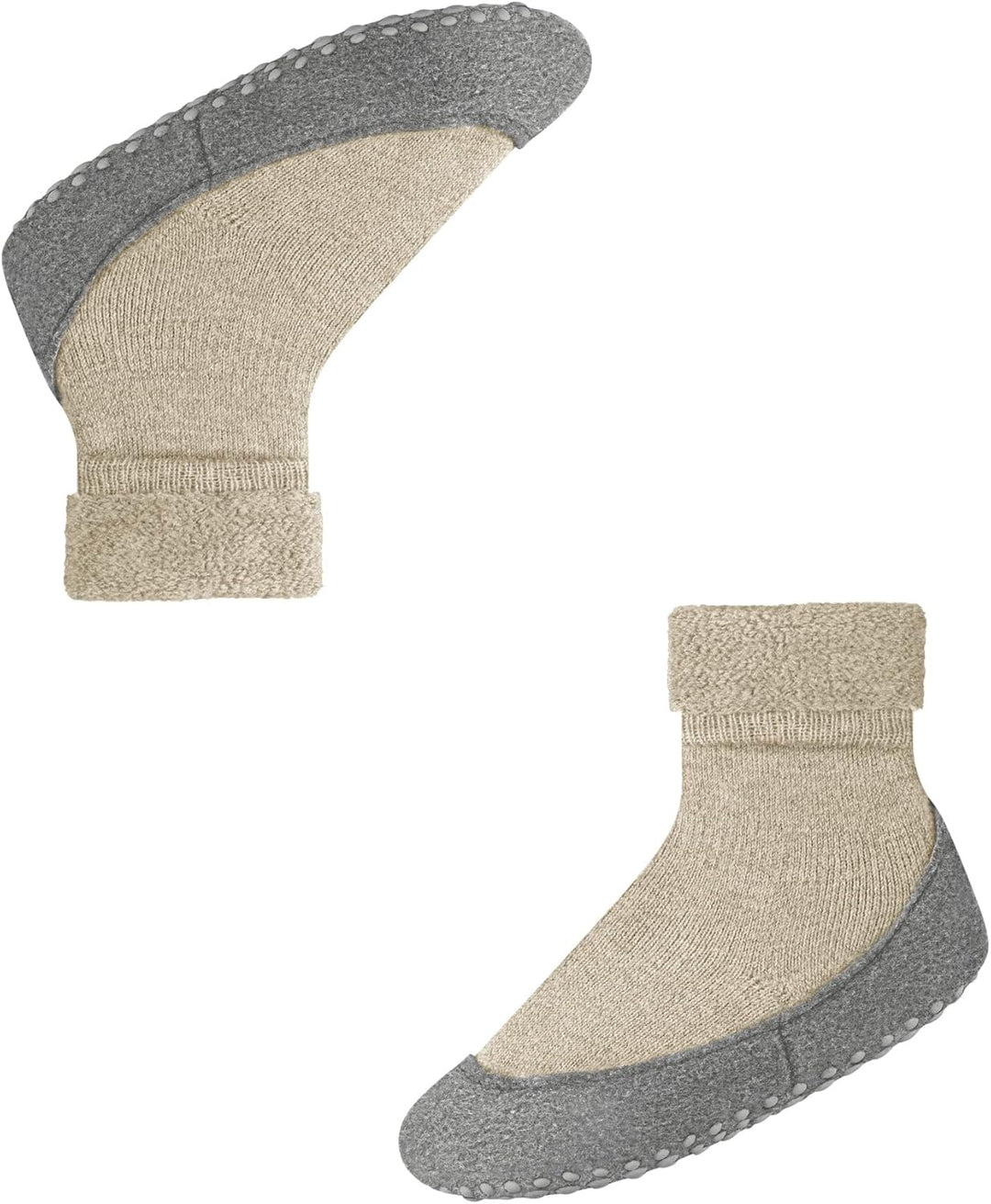 FALKE Unisex Kinder Cosyshoe Haussocken rutschhemmende Noppen auf der Filzsohle komfortabel warm mit