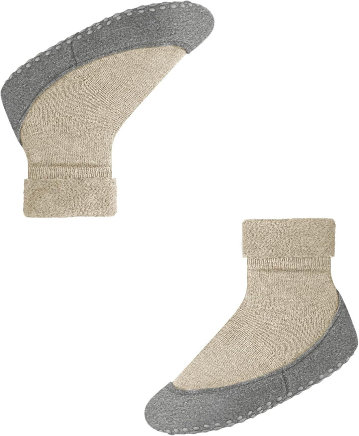 FALKE Unisex Kinder Cosyshoe Haussocken rutschhemmende Noppen auf der Filzsohle komfortabel warm mit