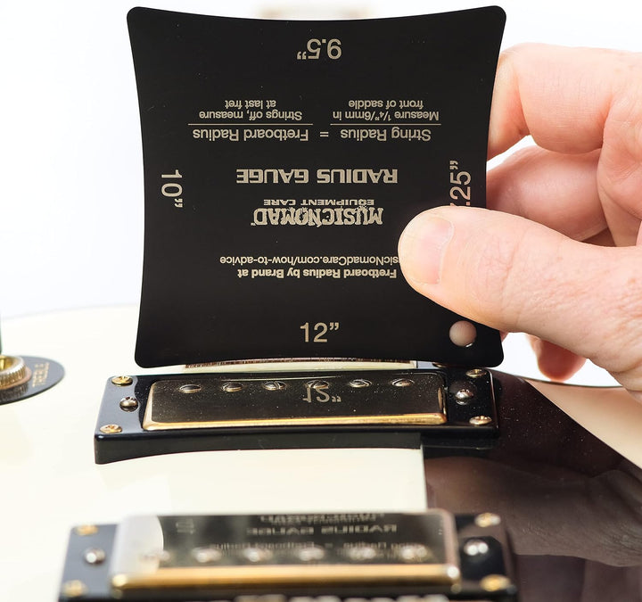 MusicNomad MN603 Precision Fretboard and String Radius Gauge Tool - 2 pc. Set