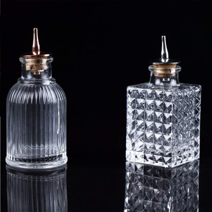 Absinth Glasflasche, Bitterflasche Bittertropfen Glaglas Dasher- Flaschen Bitterspender Mit Dash Whi
