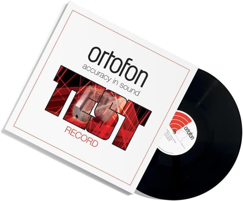Ortofon Test Record - Testschallplatte für die Analyse der Leistung des Tonabnehmers sowie seiner In