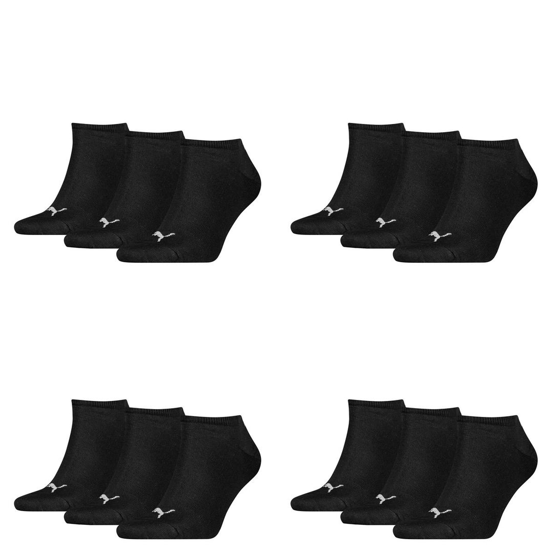 PUMA Unisex Sneaker Plain Socke (3er Pack) 35-38 200 - Black, 35-38 200 - Black