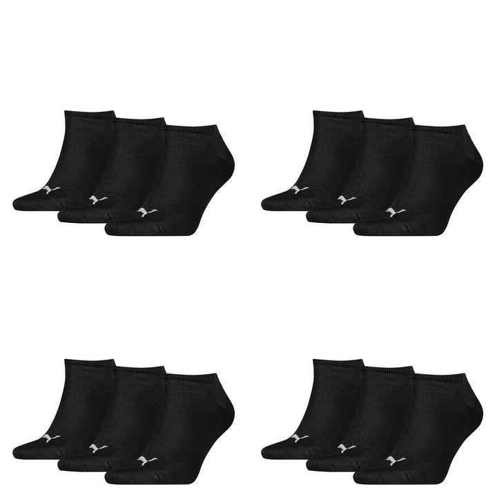 PUMA Unisex Sneaker Plain Socke (3er Pack) 35-38 200 - Black, 35-38 200 - Black