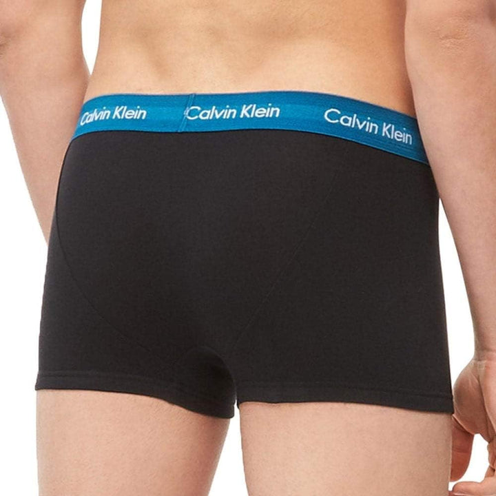 Calvin Klein Herren 3er Pack Boxershorts Low Rise Trunks Unterwäsche S Astralaura/Corsair/Grey Smoke