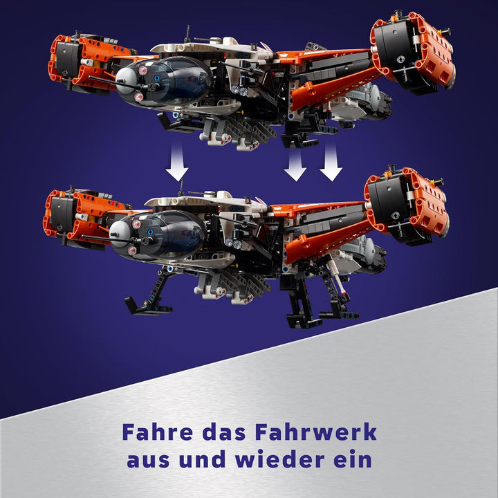 LEGO Technic VTOL-Schwerlastraumfrachter LT81, Space Bauset, Weltraum-Spielzeug, Raumschiff, Spielse