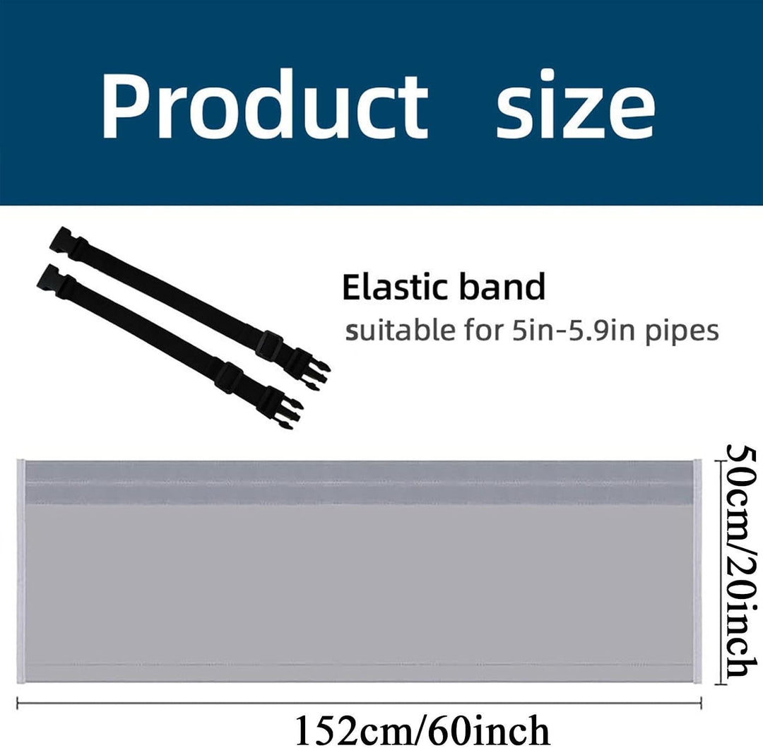 150x50cm Schlauch Abdeckung Für Tragbare Klimaanlage – Für 12,7cm & 15cm Durchmesser Auspuff – Kl-im