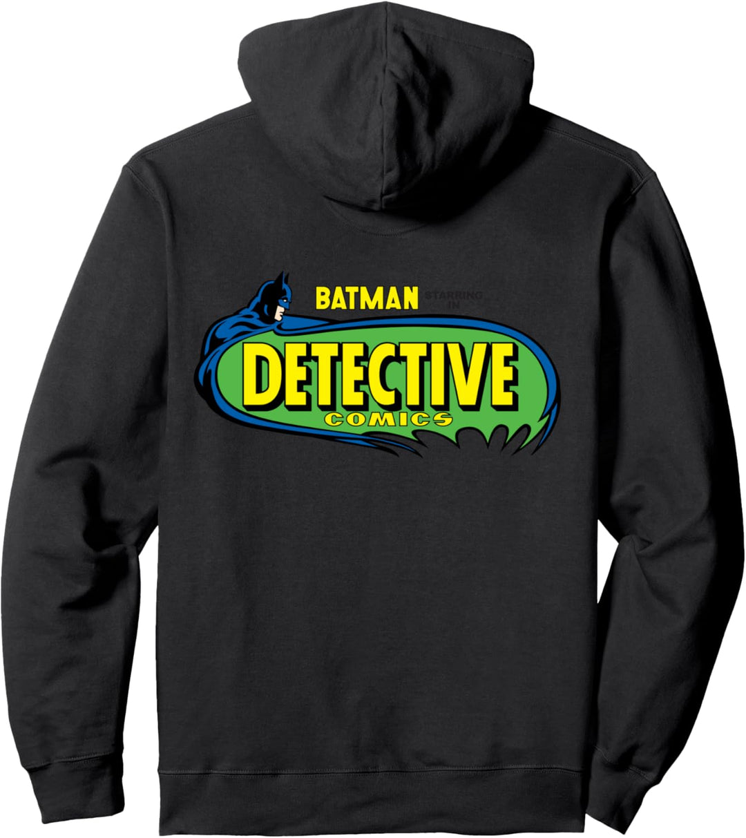 Retro-Detektiv-Comics mit DC Batman-Logo Pullover Hoodie