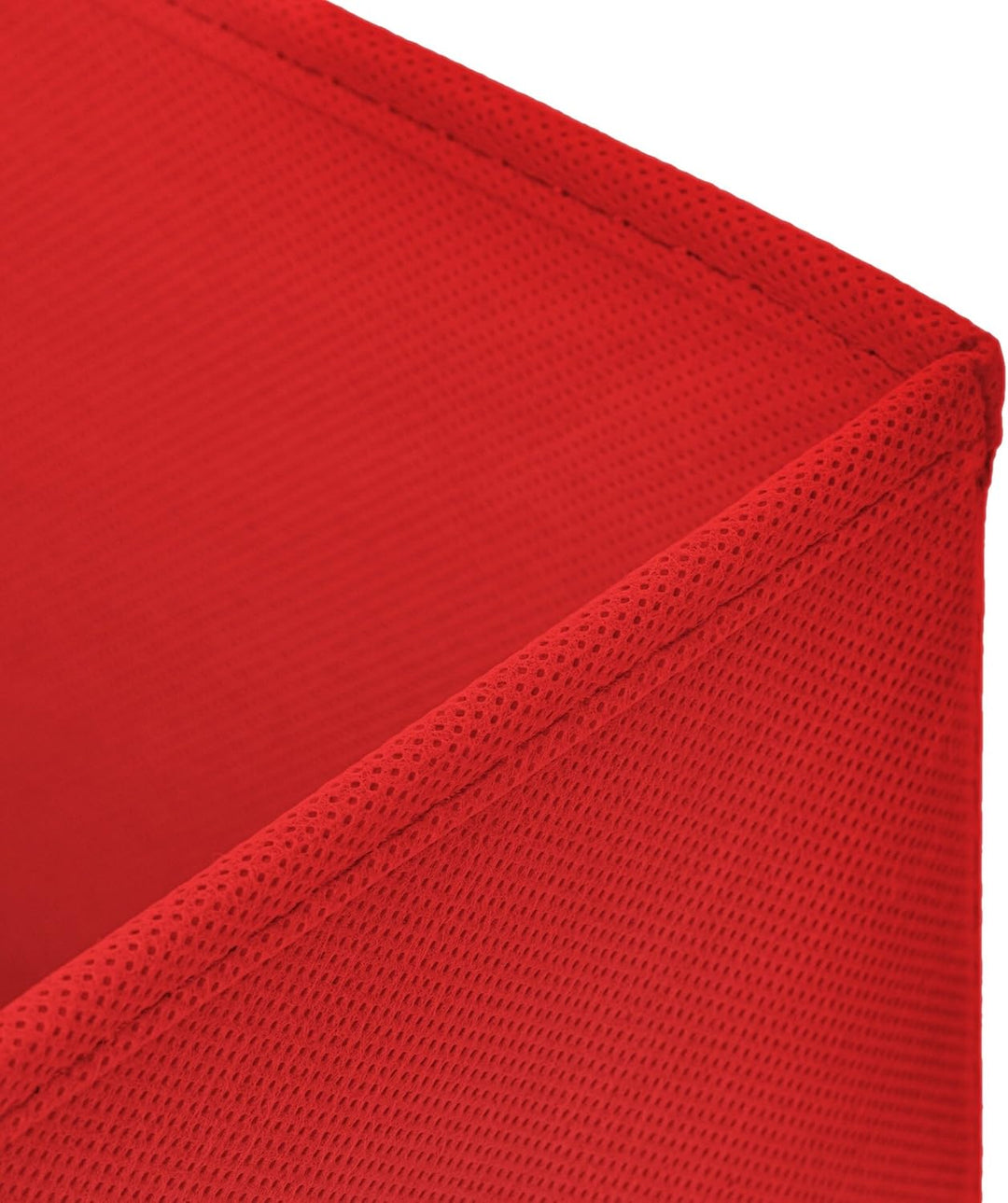 Stick&Shine Faltbare bunte Aufbewahrungsbox mit passendem Deckel - 30 x 30 x 30 cm - Rot Blau, Rot,
