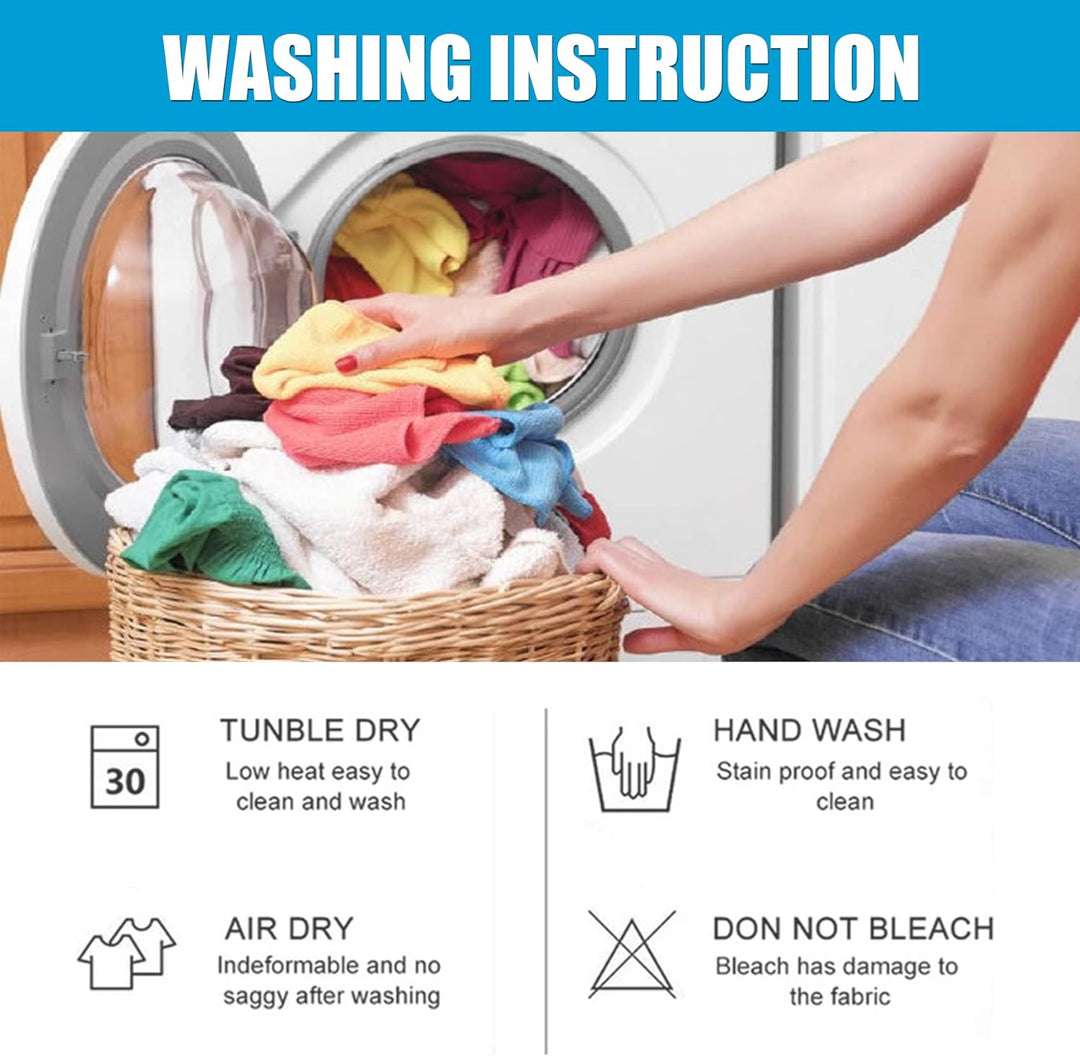 HZDHCLH Stuhlhussen 6er Set Stuhlbezüge Stretch abnehmbar, waschbar, Esszimmerstuhl-Schutzsitz für H