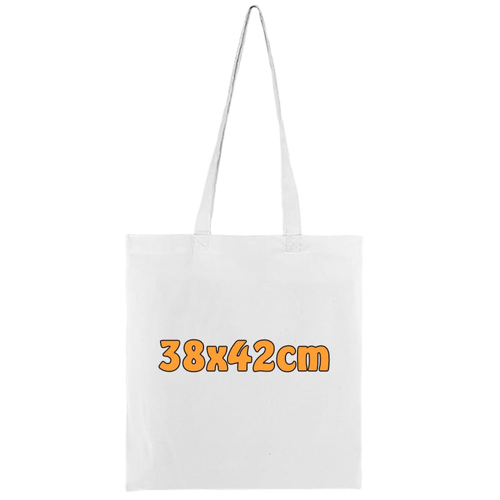 Cottonbagjoe Baumwolltaschen | 38x42 cm | unbedruckt | mit zwei langen Henkeln | bemalbar | Öktex 10
