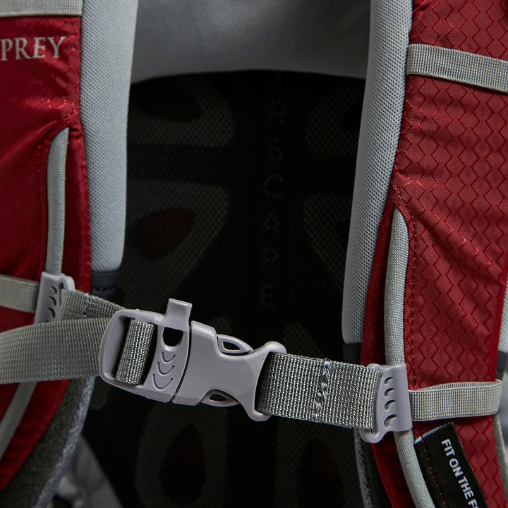 Osprey Ariel 55 Trekkingrucksack für Frauen Claret Red WM/L, Claret Red WM/L