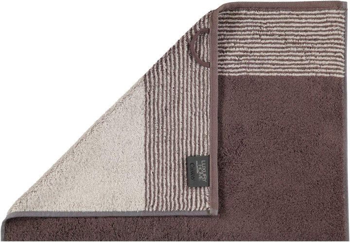 CAWÖ Home Handtücher Luxury Home Two-Tone 590 Pepper - 37 Duschtuch 80x150 cm, Duschtuch 80x150 cm