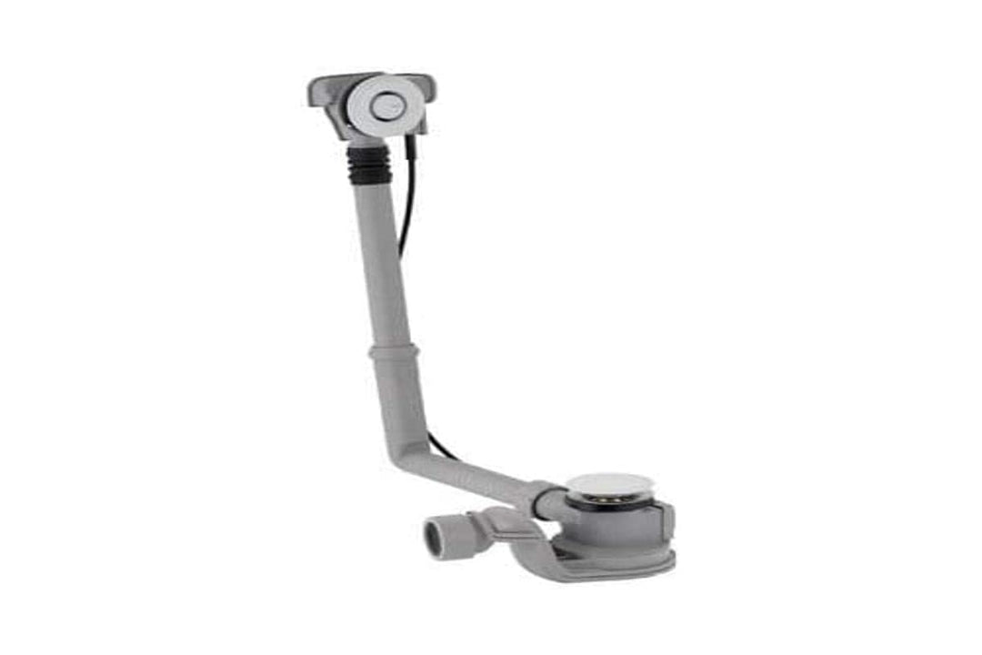 Geberit Badewannenablauf Geberit mit PushControl-Antrieb, D52, Länge 26 cm, mit Zierleiste: Chrom gl