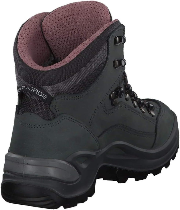 LOWA Renegade GTX MID Ws Damen Wanderstiefel Trekkingschuh Outdoor Goretex 320945 38 EU Graphit Rose