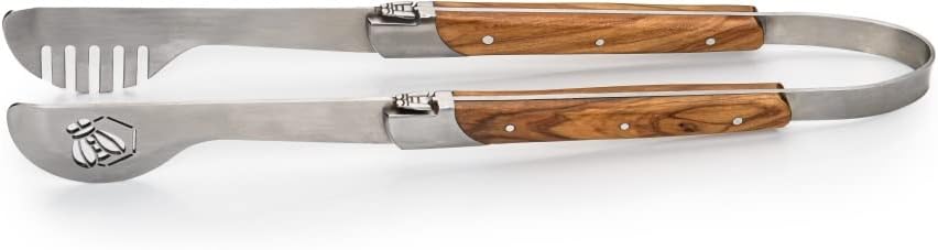 Laguiole Style de Vie Grillzubehör Set Luxury Line, 2-teilig, Olivenholz