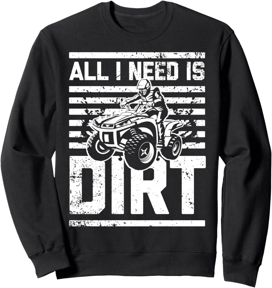 Vintage Quad Lustiges Quadfahrer ATV Geschenk Jungen Männer Sweatshirt