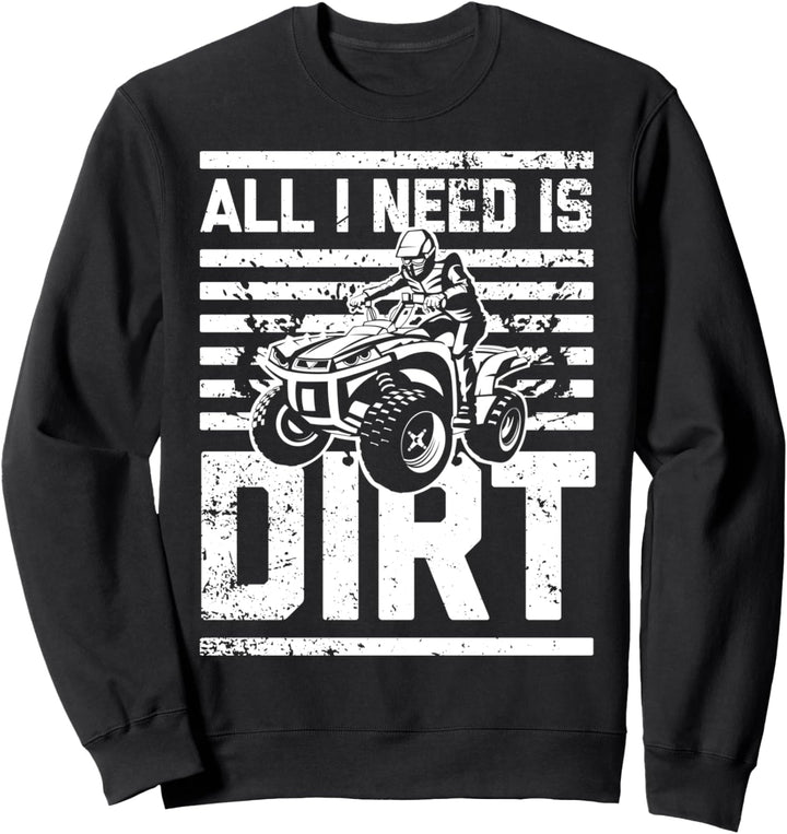 Vintage Quad Lustiges Quadfahrer ATV Geschenk Jungen Männer Sweatshirt
