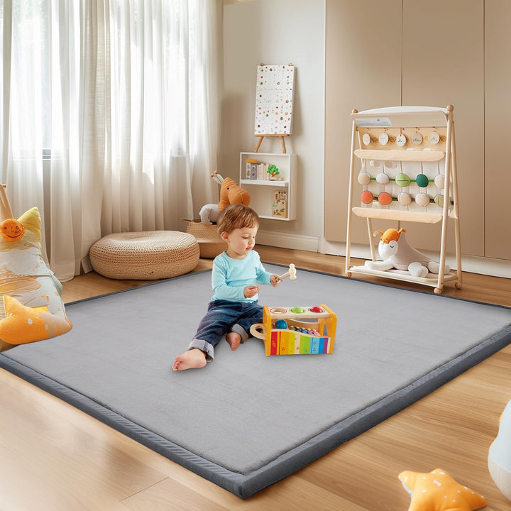 SUNYRISY Krabbelmatte Baby Spielmatte, 3.5cm Dicke Kinderzimmer Spielteppich Kinder Teppich für Mädc
