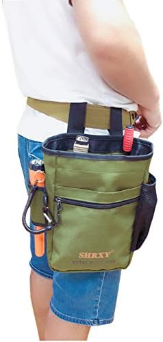 shrxy Garden Metal Detecting Finds Bag Detector Pouch Multi-Purpose Digger Tools Bag Waist Pack (Gre