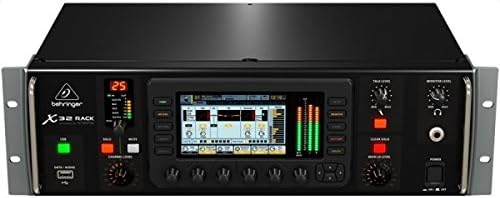 Behringer X32 RACK Digitaler Rack-Mixer mit 40 Eingängen und 25 Bussen, 16 programmierbaren Midas-Vo
