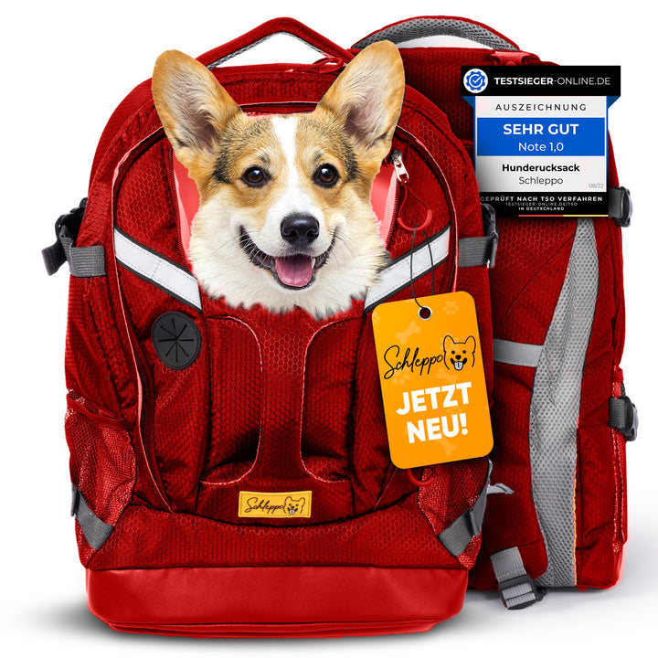 Hunderucksack bis 7kg | Rucksack für Hunde | Extrem hoher Atmungsaktiver Hunde Rucksack zum Wandern,
