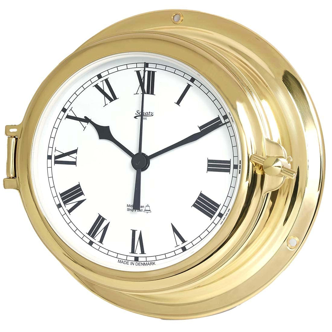 Delite 450cs Schatz Glasenuhr Midi Messing 155 mm x 68 mm