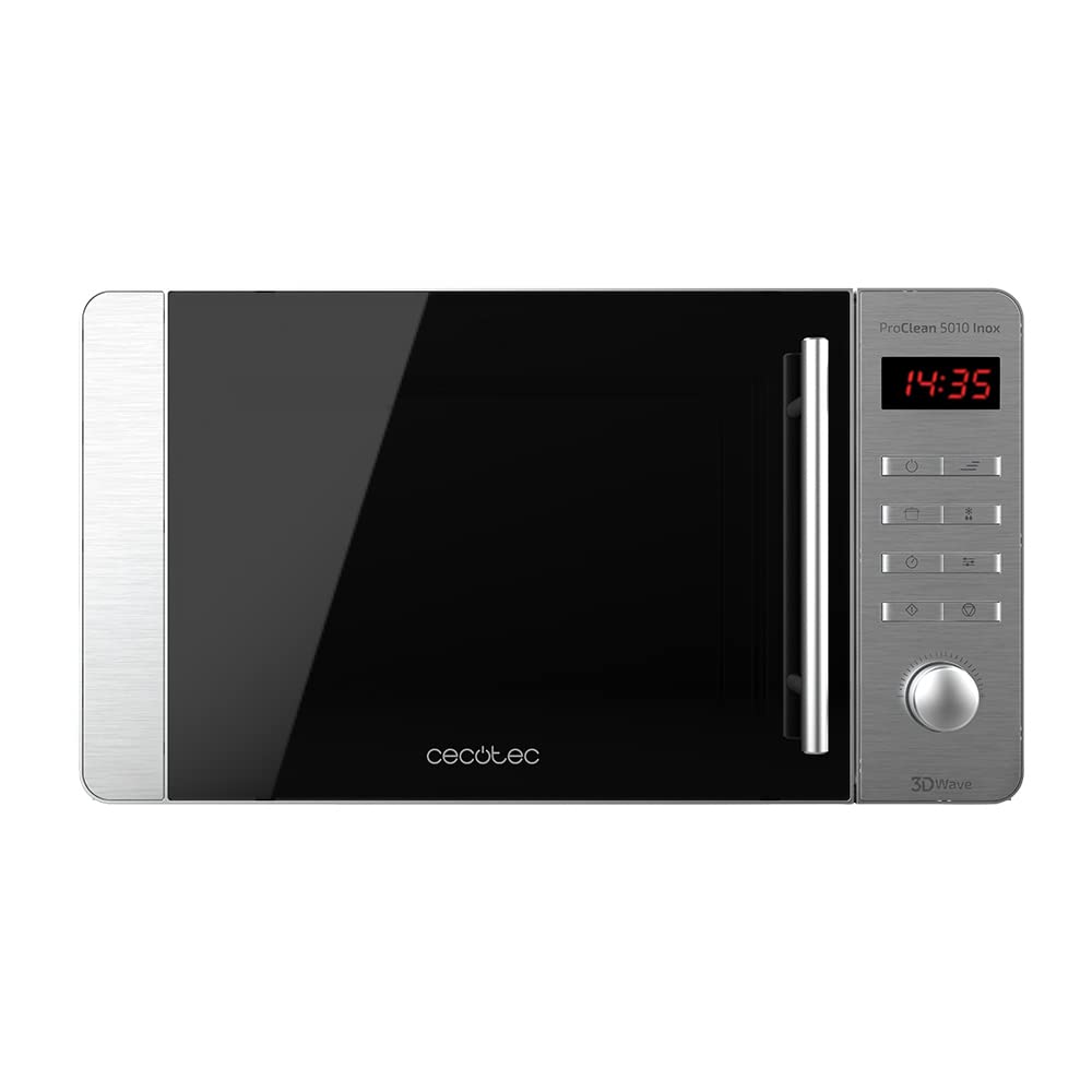 Cecotec Mikrowelle Pro Clean 5010 Mirror. 700W, Grill 800W, 20L, Garraum Ready 2 Clean Beschichtung,