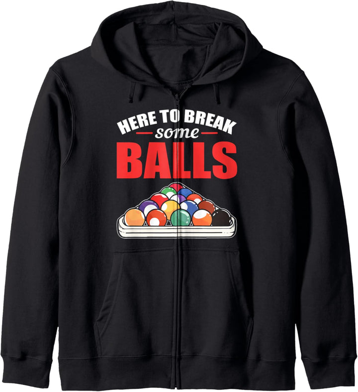 Here to break some balls Kapuzenjacke