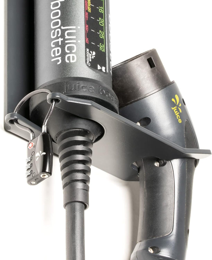 Juice Booster 2 Wandhalterung mit Sicherheitsschloss - Wallbox ohne Installation für zuhause und unt