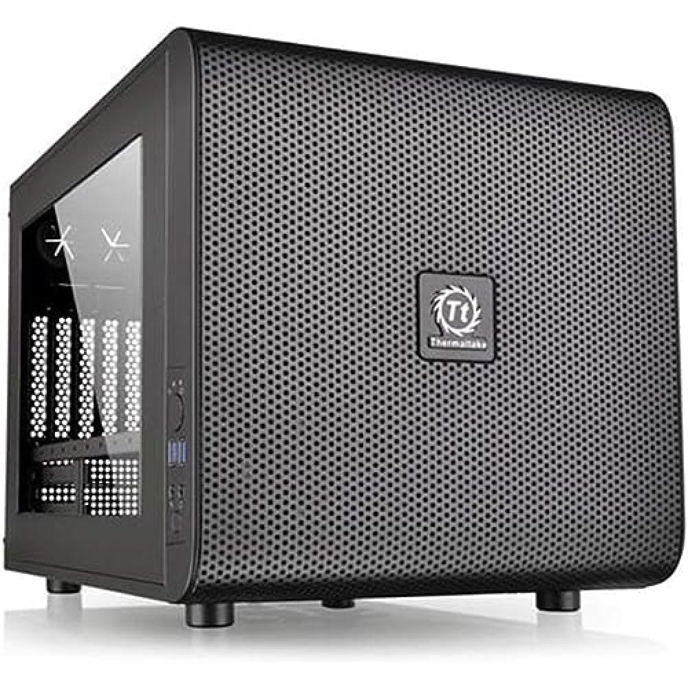 Thermaltake Core V21 Micro ATX Tower black Frontanschl. 2xUSB3.0 1xHD Audio Seitenfenster 5 Erweiter