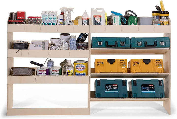 Vanify - Kompatibel mit Opel VIVARO L1 2019+ Fahrzeugeinrichtung Fahrzeugregale, Werkzeugkasten und