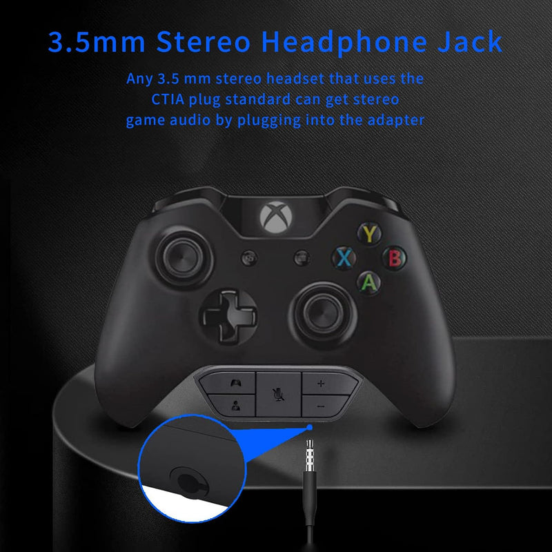 Gugxiom Stereo-Headset-Adapter für Xbox One, für Xbox-Headset-Adapter, für Xbox One-Headset-Adapter,