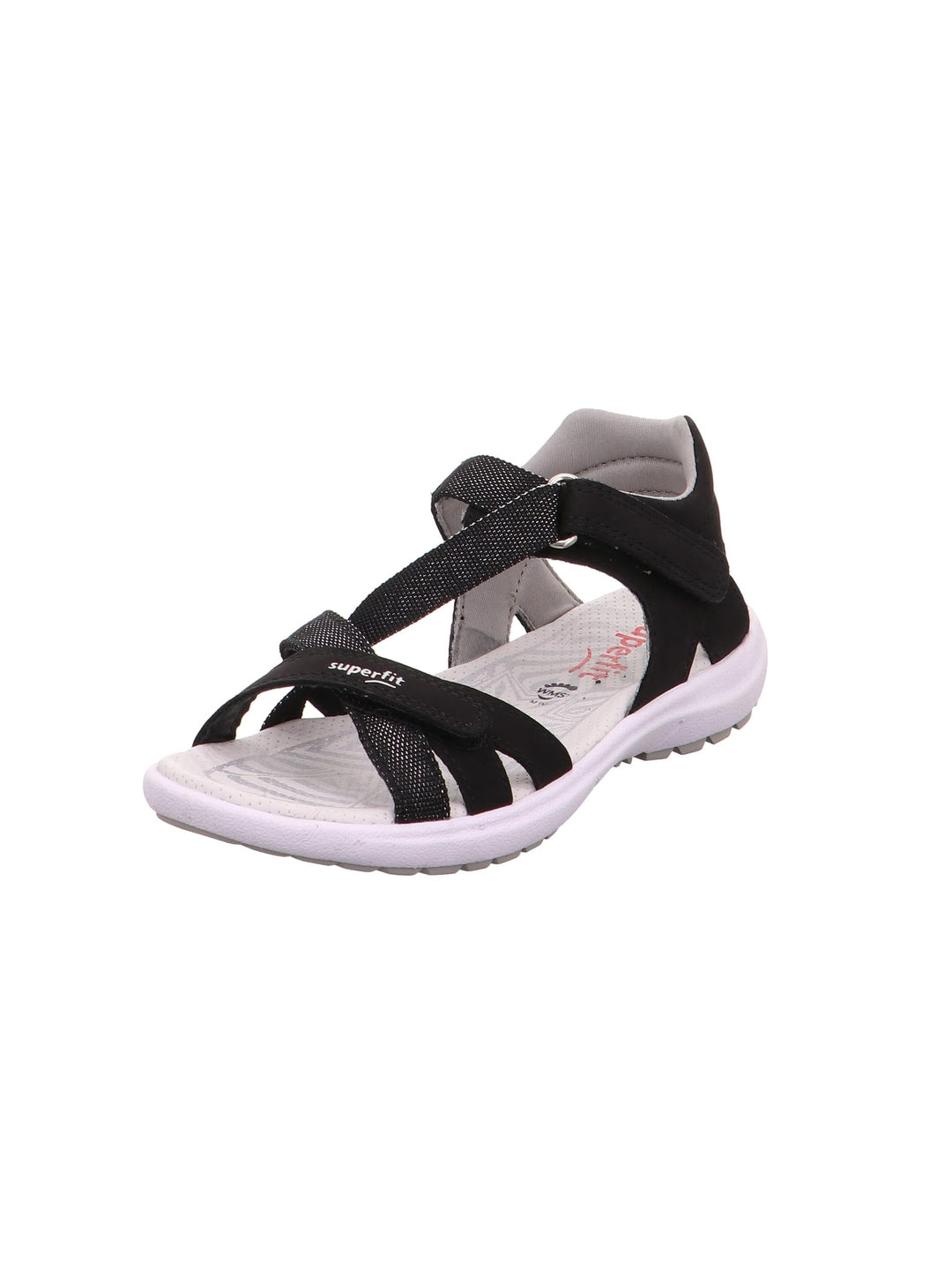 Superfit RAINBOW Sandale 0-609203 Mädchen 32 EU Schwarz Schwarz 0000, 32 EU Schwarz Schwarz 0000
