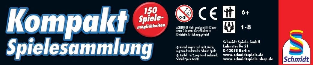 Schmidt Spiele 49188 150er Kompakt Spielesammlung