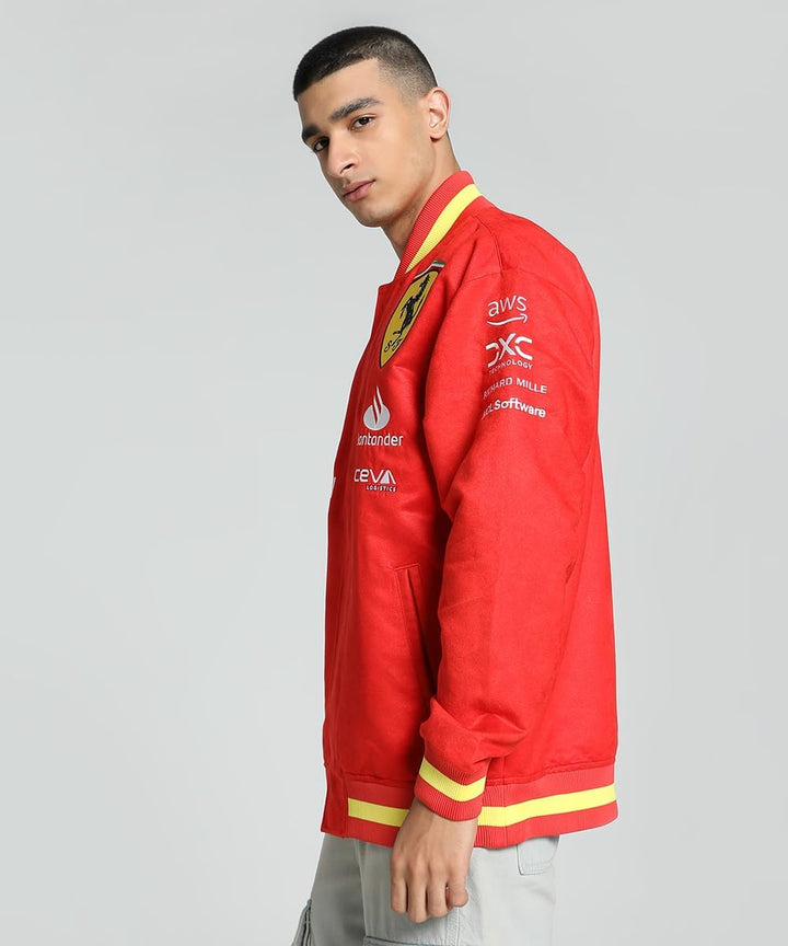 PUMA Scuderia Ferrari F1 Herren 2024 Team Varsity Jacke L, L