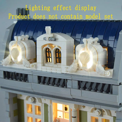 GEAMENT LED-Licht-Set für Creator Expert Pariser Restaurant (Parisian Restaurant) – Kompatibel mit L