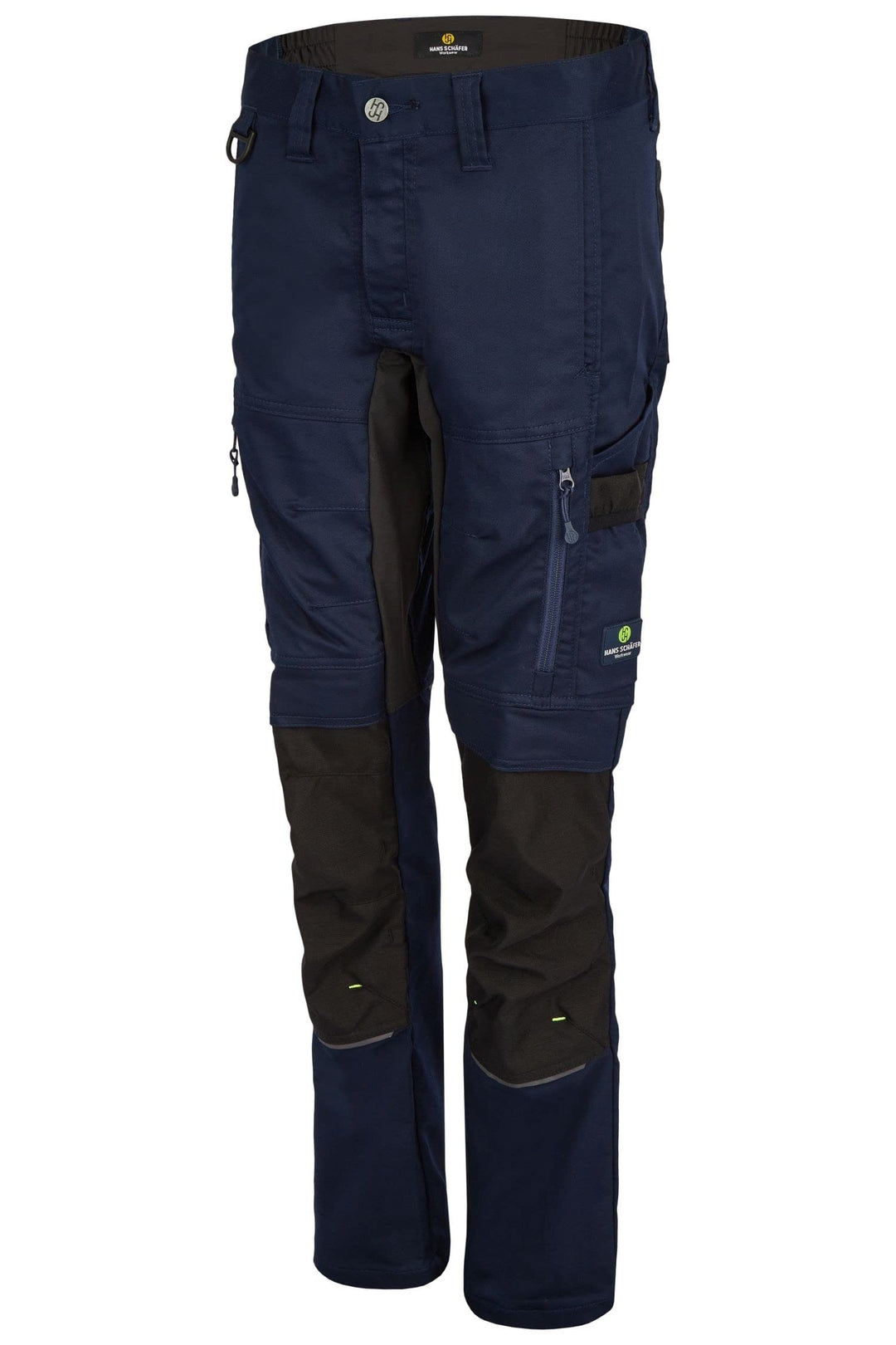 Hans Schäfer Workwear HSW Smart – Lange Arbeitshose für Damen – Modische Cargo-Bundhose mit Knietasc