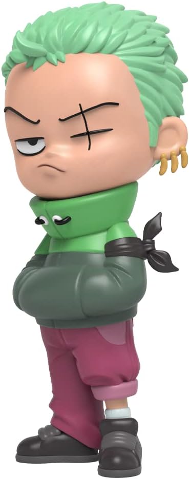 Mighty Jaxx CosmiQ One Piece: Zoro Sammlerfigur, One-Piece-Kunstspielzeug, Sammlerstück aus Vinyl