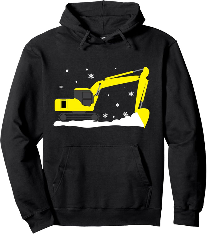 Winter Bagger Schnee Weihnachten Geschenk Hoodie Pullover Hoodie