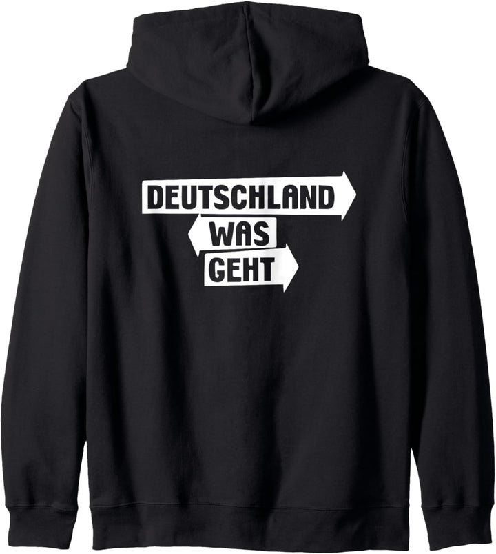 Deutschland was geht Kapuzenjacke