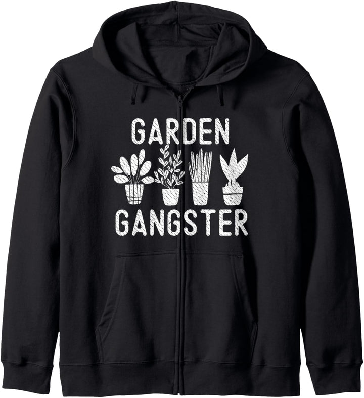 Garden Gangster Funny Gardening Lover Gardener Humor Gift Kapuzenjacke